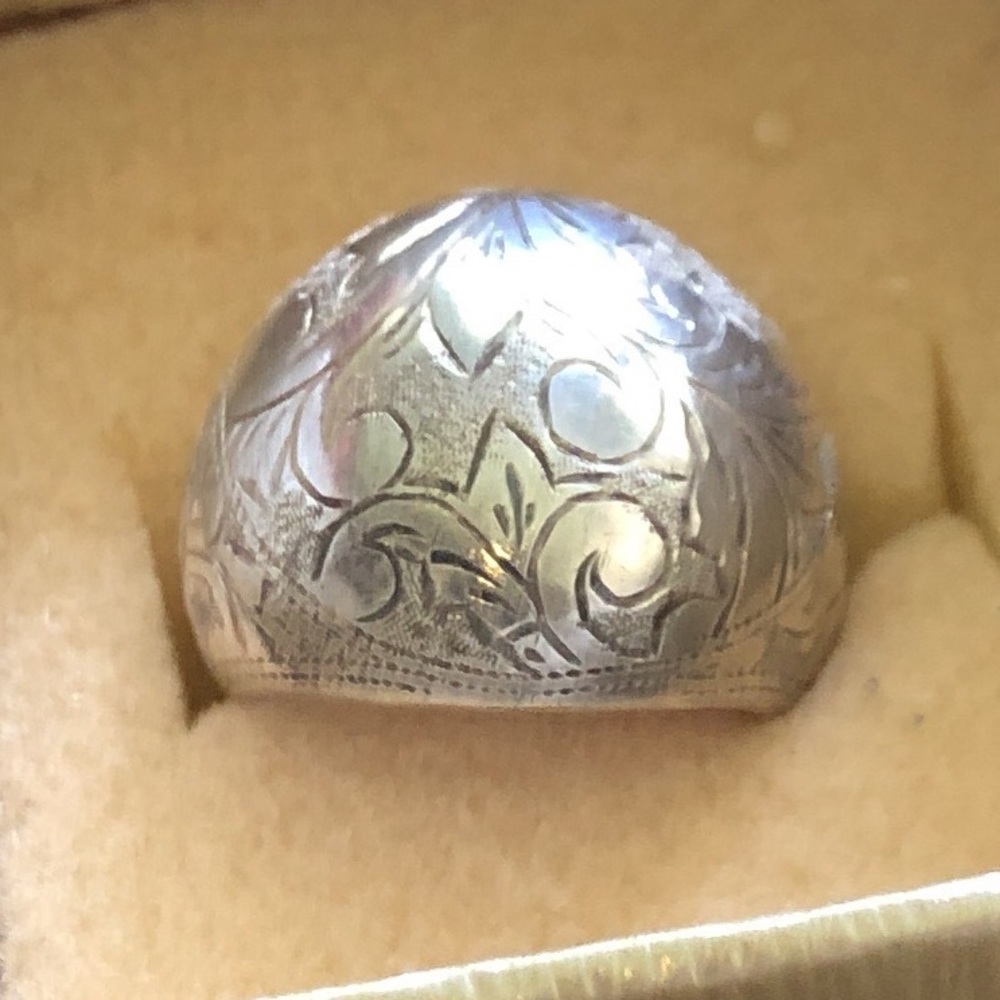 Sterling dome ring